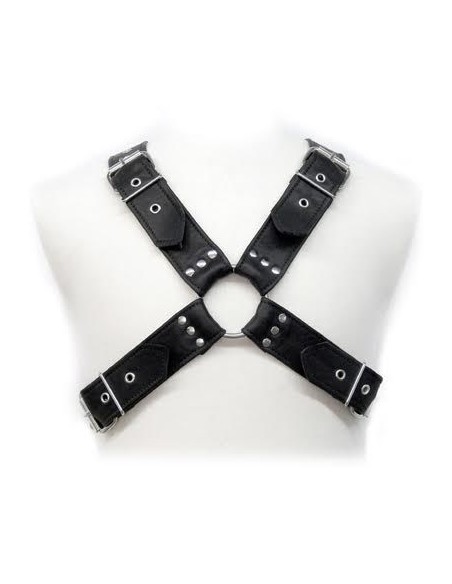 LEATHER BODY BUCKLES HARNESS