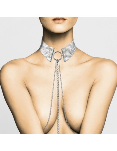 DeSIR MeTALLIQUE COLLAR METaLICO PLATEADO