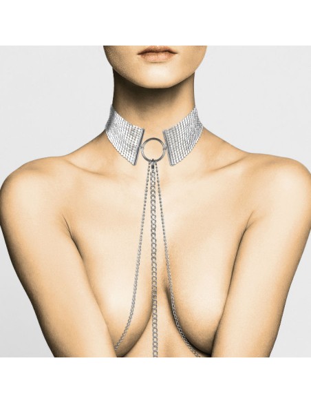 DeSIR MeTALLIQUE COLLAR METaLICO PLATEADO