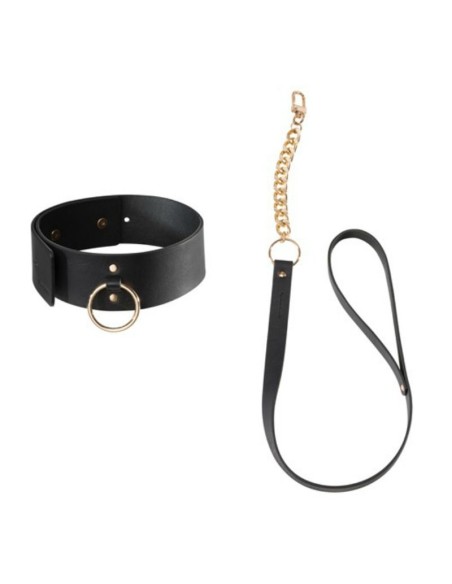 BIJOUX INDISCRETS MAZE COLLAR NEGRO CON CORREA