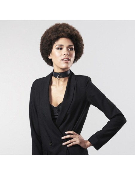 BIJOUX INDISCRETS MAZE COLLAR NEGRO CON CORREA