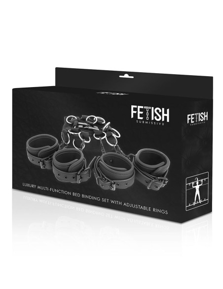 FETISH SUBMISSIVE SET ATADURAS CAMA LUXURY
