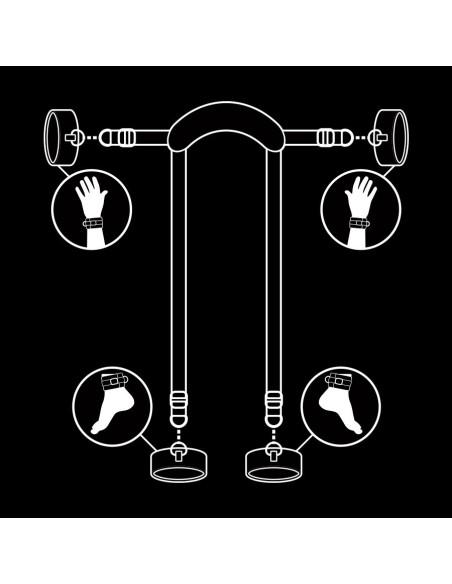 FETISH SUBMISSIVE POSICIoN MASTER CON 4 ESPOSAS