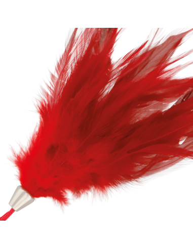 DARKNESS PLUMA ESTIMULADORA ROJO 17CM