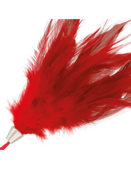 DARKNESS PLUMA ESTIMULADORA ROJO 17CM