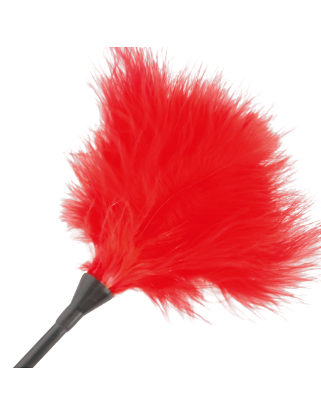 DARKNESS PLUMA ESTIMULADORA ROJO 42CM