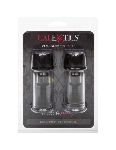 CALEX VACCUM TWIST SUCCIONADORES PEZONES NEGRO
