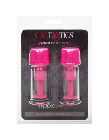 CALEX VACCUM TWIST SUCCIONADORES PEZONES ROSA