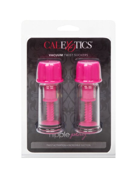 CALEX VACCUM TWIST SUCCIONADORES PEZONES ROSA