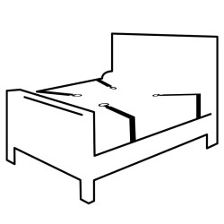 DARKNESS SET DE ATADURAS PARA LA CAMA 2