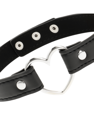 COQUETTE COLLAR CUERO VEGANO ACCESORIO WOMAN CORAZoN
