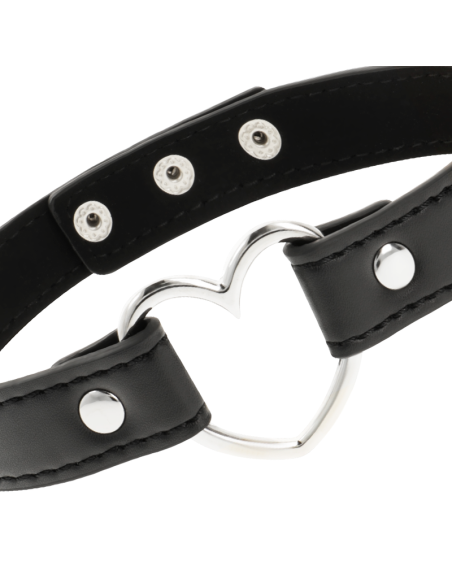 COQUETTE COLLAR CUERO VEGANO ACCESORIO WOMAN CORAZoN