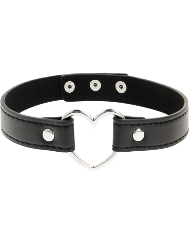 COQUETTE COLLAR CUERO VEGANO ACCESORIO WOMAN CORAZoN