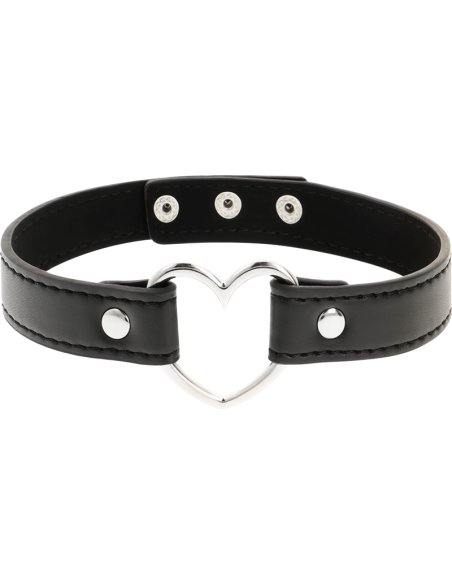 COQUETTE COLLAR CUERO VEGANO ACCESORIO WOMAN CORAZoN