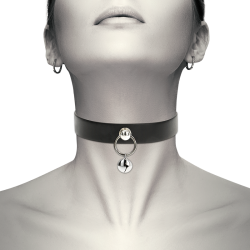 COQUETTE CHIC DESIRE COLLAR CUERO VEGANO ACCESORIO WOMAN CASCABEL 2