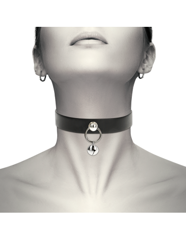 COQUETTE COLLAR CUERO VEGANO ACCESORIO WOMAN CASCABEL
