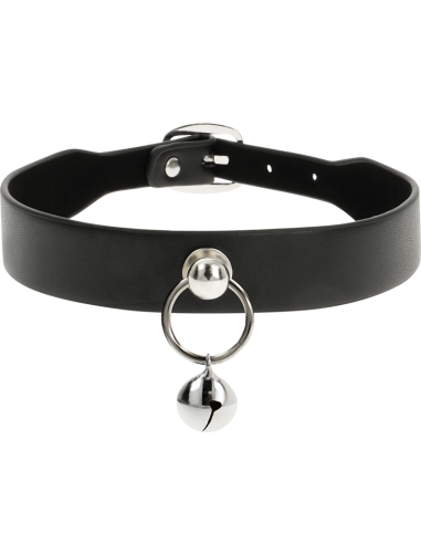 COQUETTE COLLAR CUERO VEGANO ACCESORIO WOMAN CASCABEL