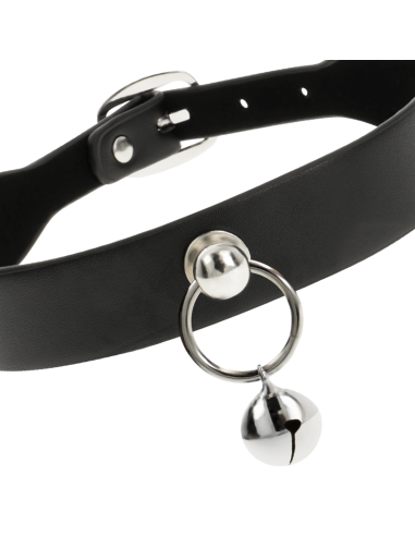 COQUETTE COLLAR CUERO VEGANO ACCESORIO WOMAN CASCABEL