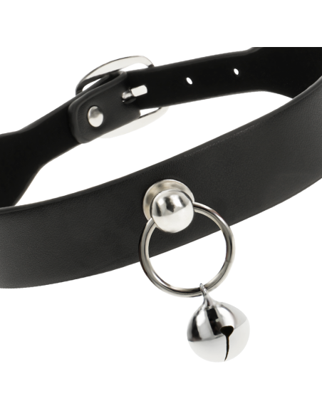 COQUETTE COLLAR CUERO VEGANO ACCESORIO WOMAN CASCABEL