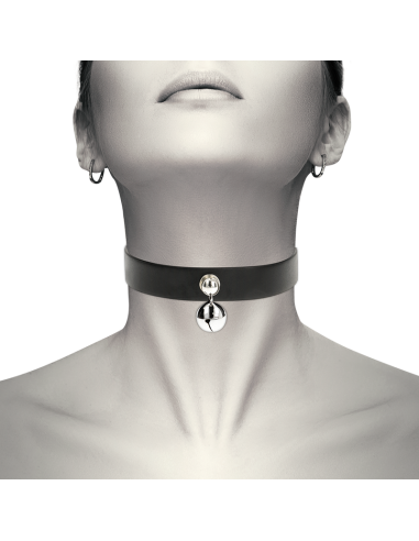 COQUETTE COLLAR CUERO VEGANO ACCESORIO WOMAN CASCABEL