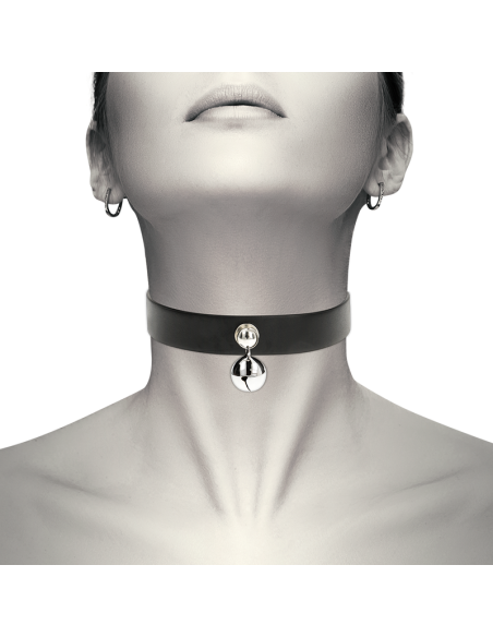 COQUETTE COLLAR CUERO VEGANO ACCESORIO WOMAN CASCABEL