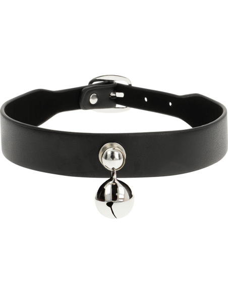 COQUETTE COLLAR CUERO VEGANO ACCESORIO WOMAN CASCABEL