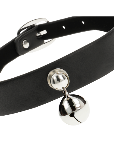 COQUETTE COLLAR CUERO VEGANO ACCESORIO WOMAN CASCABEL
