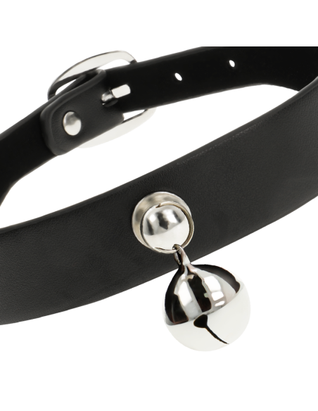 COQUETTE COLLAR CUERO VEGANO ACCESORIO WOMAN CASCABEL