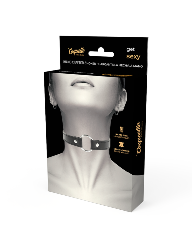 COQUETTE COLLAR CUERO VEGANO ACCESORIO WOMAN