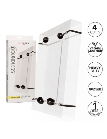 CALEX BOUNDLESS RED RESTRAINT SET RESTRICCION CAMA CALEX BOUNDLESS RED RESTRAINT SET RESTRICCION CAMA