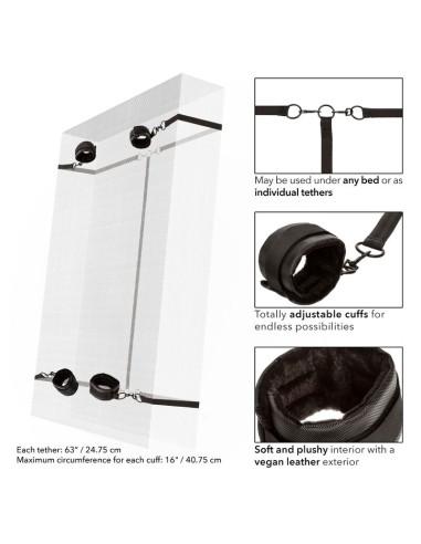 CALEX BOUNDLESS RED RESTRAINT SET RESTRICCION CAMA