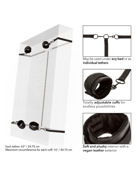 CALEX BOUNDLESS RED RESTRAINT SET RESTRICCION CAMA CALEX BOUNDLESS RED RESTRAINT SET RESTRICCION CAMA