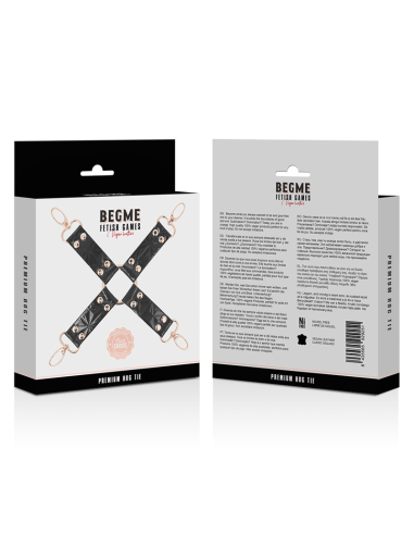 BEGME BLACK EDITION HOG TIE CUERO VEGANO
