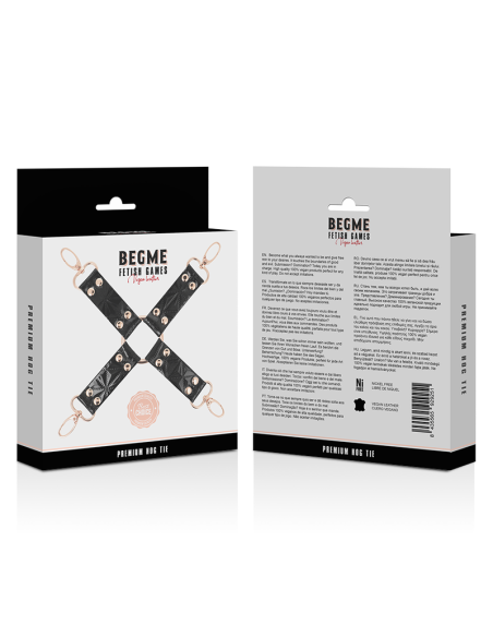 BEGME BLACK EDITION HOG TIE CUERO VEGANO