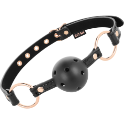 BEGME BLACK EDITION MORDAZA CUERO VEGANO 2