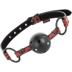 BEGME RED EDITION MORDAZA CUERO VEGANO 2