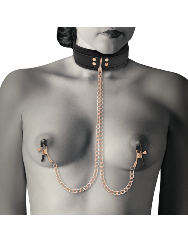 COQUETTE FANTASY COLLAR CON PINZAS PEZONES