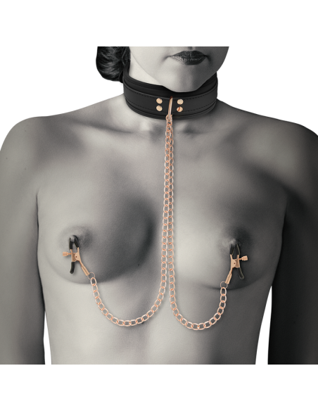 COQUETTE FANTASY COLLAR CON PINZAS PEZONES
