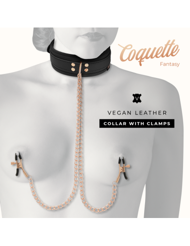 COQUETTE FANTASY COLLAR CON PINZAS PEZONES