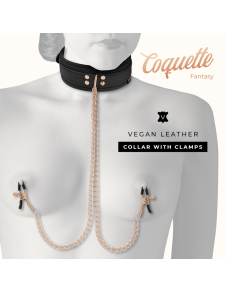 COQUETTE FANTASY COLLAR CON PINZAS PEZONES