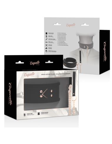 COQUETTE FANTASY COLLAR CUERO VEGANO CON CORREA