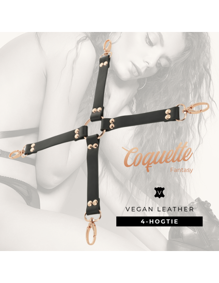 COQUETTE FANTASY HOG TIE CUERO VEGANO
