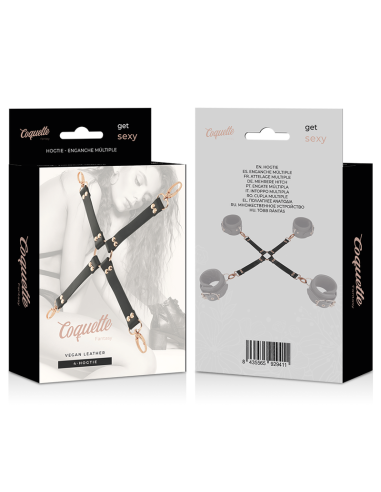 COQUETTE FANTASY HOG TIE CUERO VEGANO