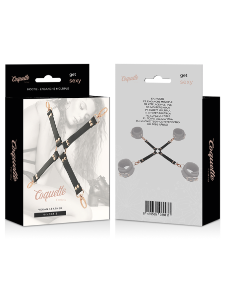 COQUETTE FANTASY HOG TIE CUERO VEGANO
