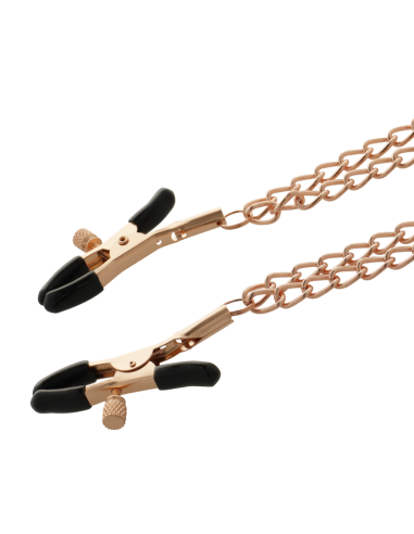 COQUETTE FANTASY PINZAS METALICAS PEZONES CON CADENA