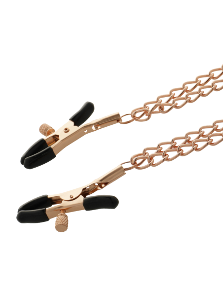 COQUETTE FANTASY PINZAS METALICAS PEZONES CON CADENA