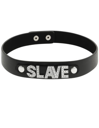 COQUETTE CHOKER CUERO VEGANO SLAVE