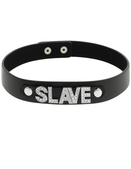 COQUETTE CHOKER CUERO VEGANO SLAVE