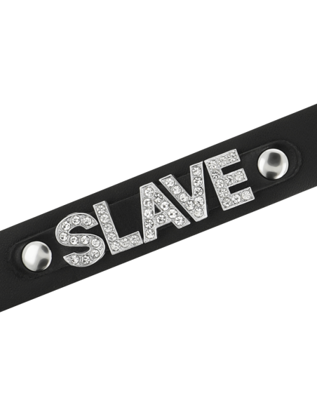 COQUETTE CHOKER CUERO VEGANO SLAVE
