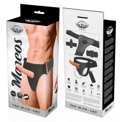 HARNESS ATTRACTION aRNES HUECO MARCOS CON VIBRADOR 15 X 5 CM 2